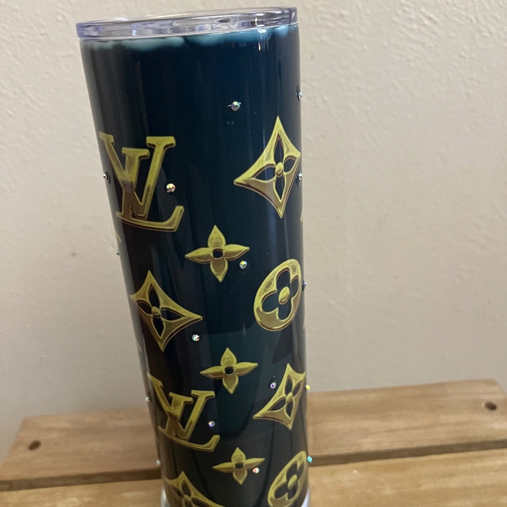 Black Print Tumbler